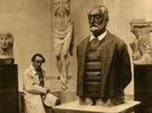 1.-Taller victorio Macho Escultura de Unamuno y Cristo